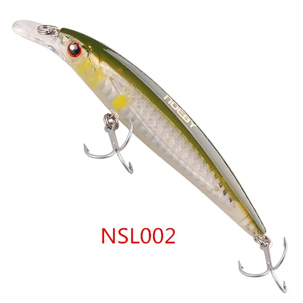 NSL002 Noeby Приманка Minnow 120 мм/22 г 100 мм/13,6 г плавающие рыболовные приманки Isca искусственная приманка Pesca Leurre рыболовные воблеры свимбейт - Цвет: NSL002