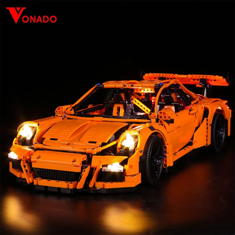 Светильник Набор для 42056 Porsche Technic Race Car 20001 3368 строительные блоки кирпичи игрушки