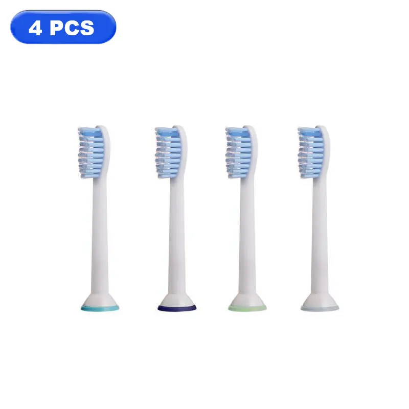 4 шт. электрическая звуковая сменная насадки зубных щеток HX6054 для Philips насадки на зубные щетки Sonicare Алмазная мягкая щетина