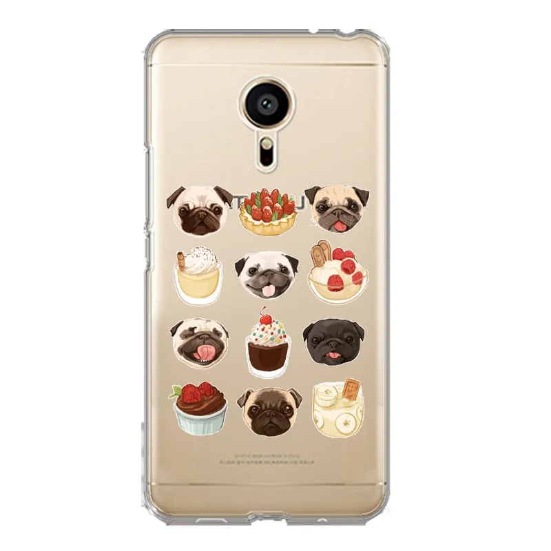 Printed Soft Clear TPU Phone Case For meilan MX6 pro6 U20 U10 A5 M5 M5S E E2 Dog Cat Silicone Painted Fundas Cover Free Shipping | Мобильные