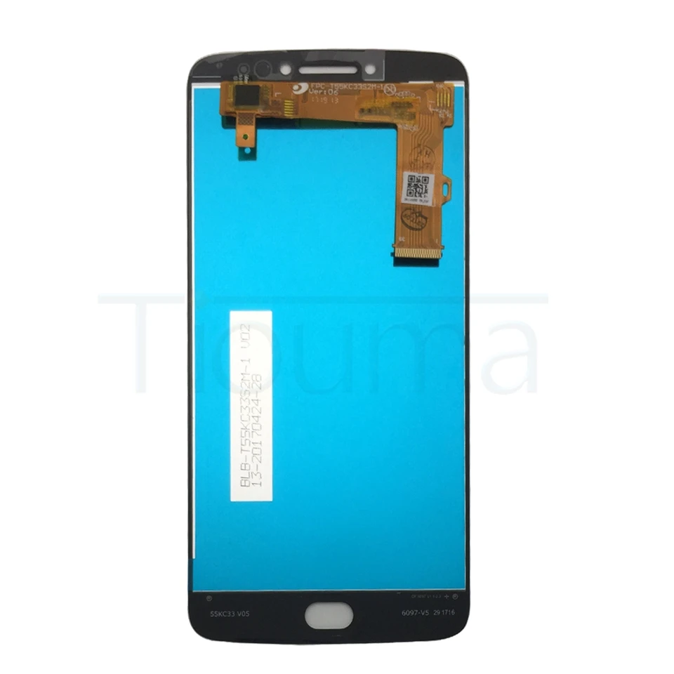 100% Tested Black/Gold For Motorola Moto E4 Plus LCD Display Touch Screen Digitizer Monitor Assembly Repair Parts | Мобильные