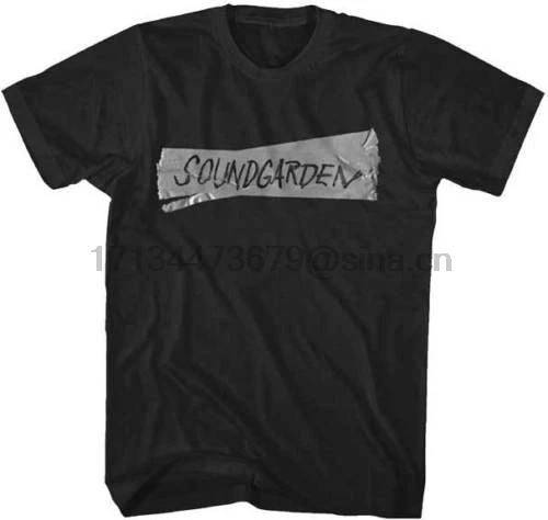 Лицензионная футболка Soundgarden с лентой для взрослых крутая Повседневная мужская