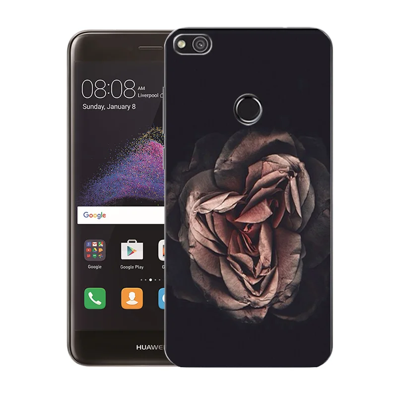 Чехол для Huawei P8 Lite (2017) мягкие силиконовые чехлы разноцветный чехол из ТПУ с