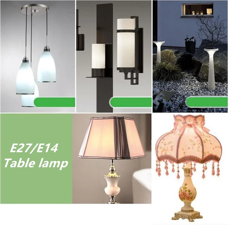 10 шт. Светодиодная лампа E27 E14 5730SMD AC 220 В 24 36 48 56 69 светодиодов светодиодная