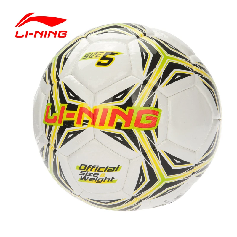 Оригинальный мужской футбольный мяч Li Ning размер 5 тренировочная серия ПВХ