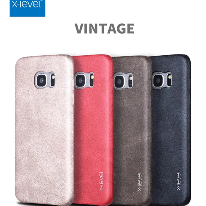 Оригинальный X-Level роскошный Винтажный чехол для телефона из искусственной кожи
