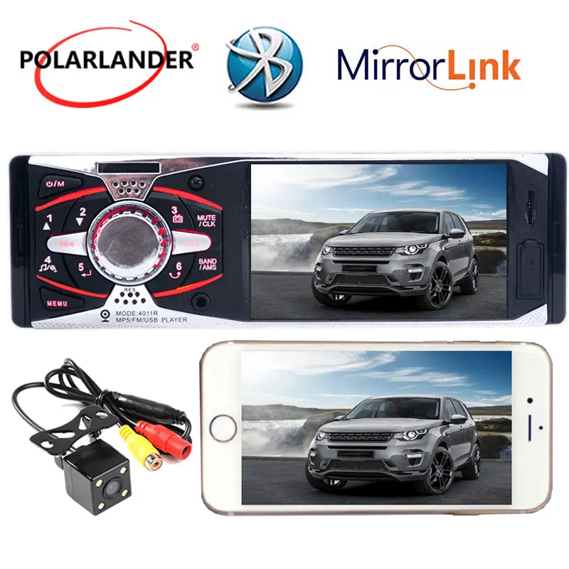 Автомагнитола с камерой заднего вида MP3/MP5/FM 12 В 1din | Автомобили и мотоциклы