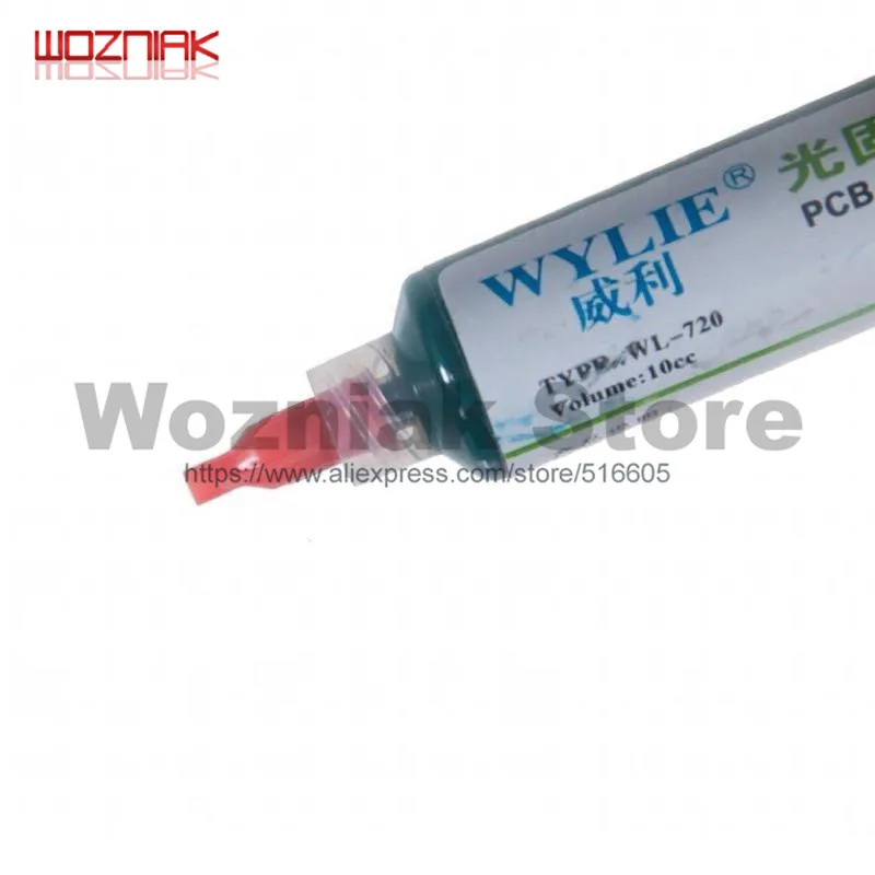 WYLIE WL-720 УФ отверждения и сопротивления сварки зеленое масло монтажная плата протектор провода изоляционный лак BGA обслуживание 10cc