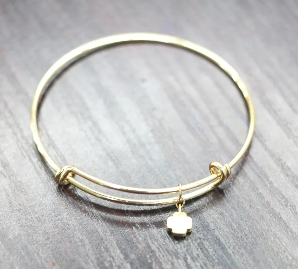 Крошечный крест шарм Матовое золото симпатичные мотаться ювелирные изделия