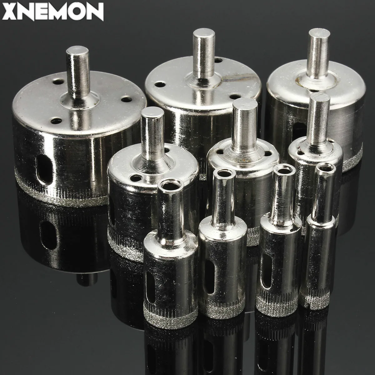 Xnemon 10 шт./компл. diamond коронки сверла 50 мм Плитка Керамика Стекло Сланец фарфор