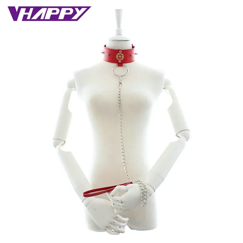 Red Gem and Blue из искусственной кожи шейный воротник|adult games sex|leather neck collarneck collar |
