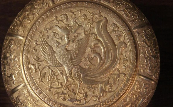 USPS в США S3307 винтажный сделанный вручную гравированный Медный позолоченный