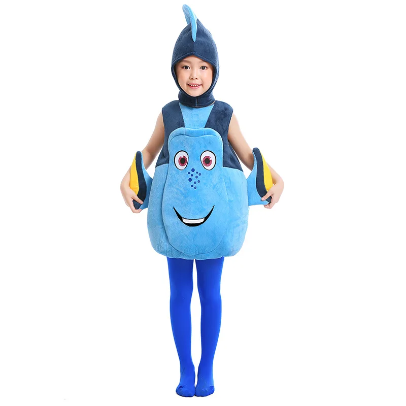 Child and Adult New Clown Fish Dori Costume Marine Animal Costumes Girls Women Ocean Halloween Party | Тематическая одежда и