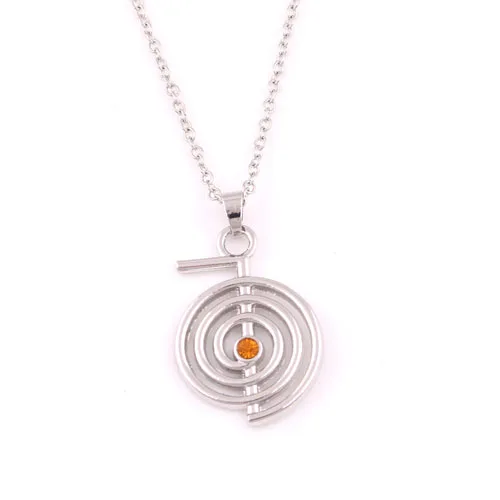 Link necklace Cho Ku Rei подвеска Рэйки ювелирные изделия целителя символ системы рейки Чо ку рей, символ, используемый в исцелении рейки - Окраска металла: Link necklace
