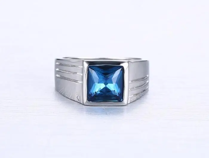 Пользовательские кавычки Обручение Jewelry Нержавеющая сталь Для мужчин горный