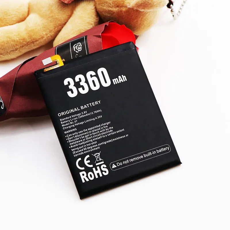 Аккумулятор JRZ 3360 мАч MTK6580 Для Doogee Shoot 2 BL-57 сменные батареи для телефона