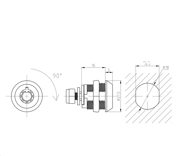 Ящик безопасности трубчатый замок камеры ключ для дверей ящик почтового ящика