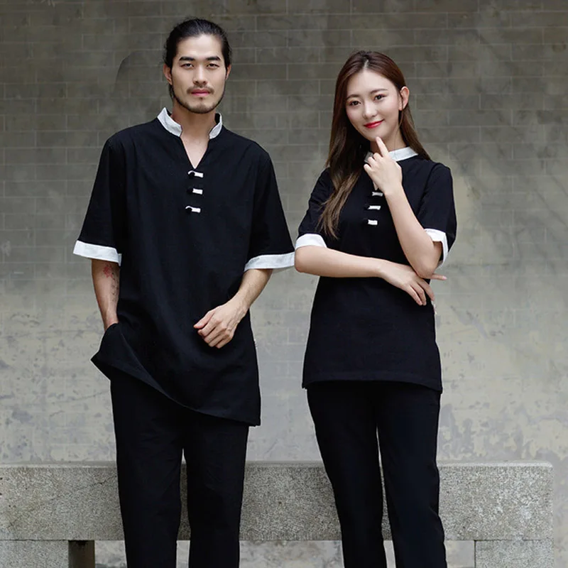 2 шт./компл. мужские комплекты одежды для йоги хлопковая одежда медитации