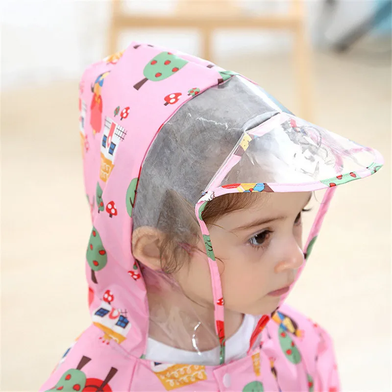 Детские Непромокаемые дождевики с мультяшным принтом детские комбинезоны