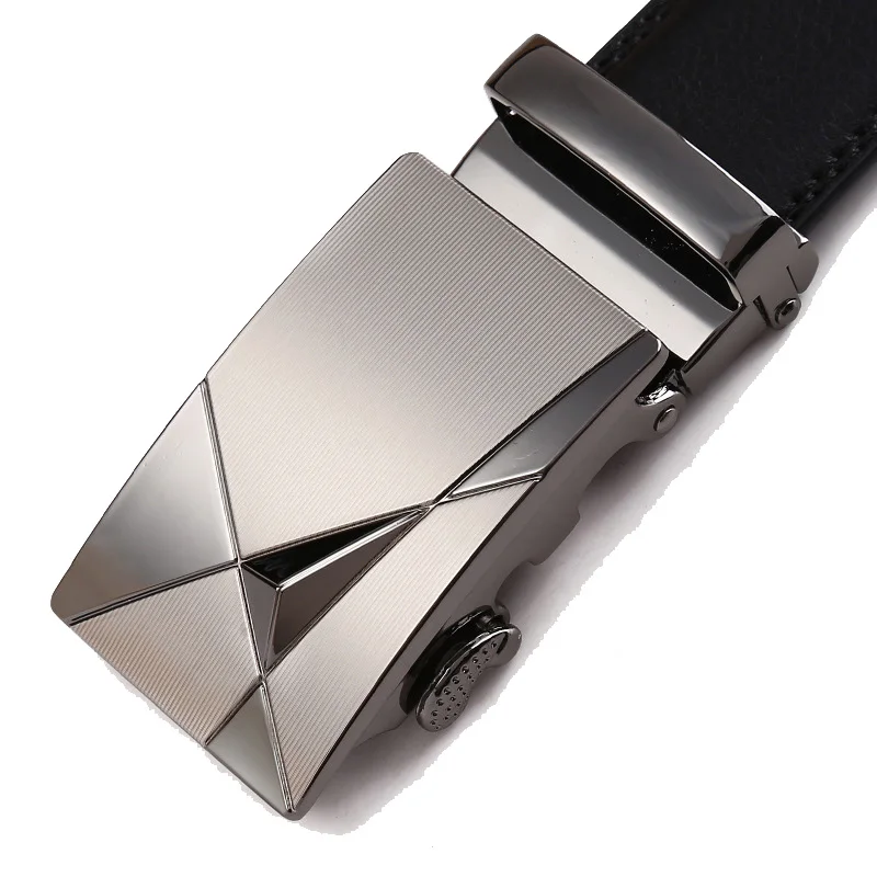 Fashion Brand Cowskin belt Genuine leather men alloy Luxury jaguar belt business 3.5cm belts for men - Цвет: C251