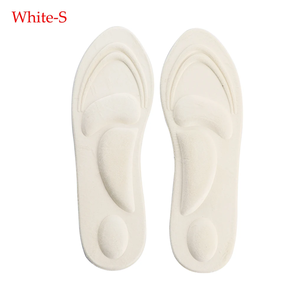 White(35-40) 1 пара здоровья пены insole стелька супинатор ортопедический стельки для обуви плоские Ноги Уход подошва обуви ортопедические подушки - Цвет: White(35-40)