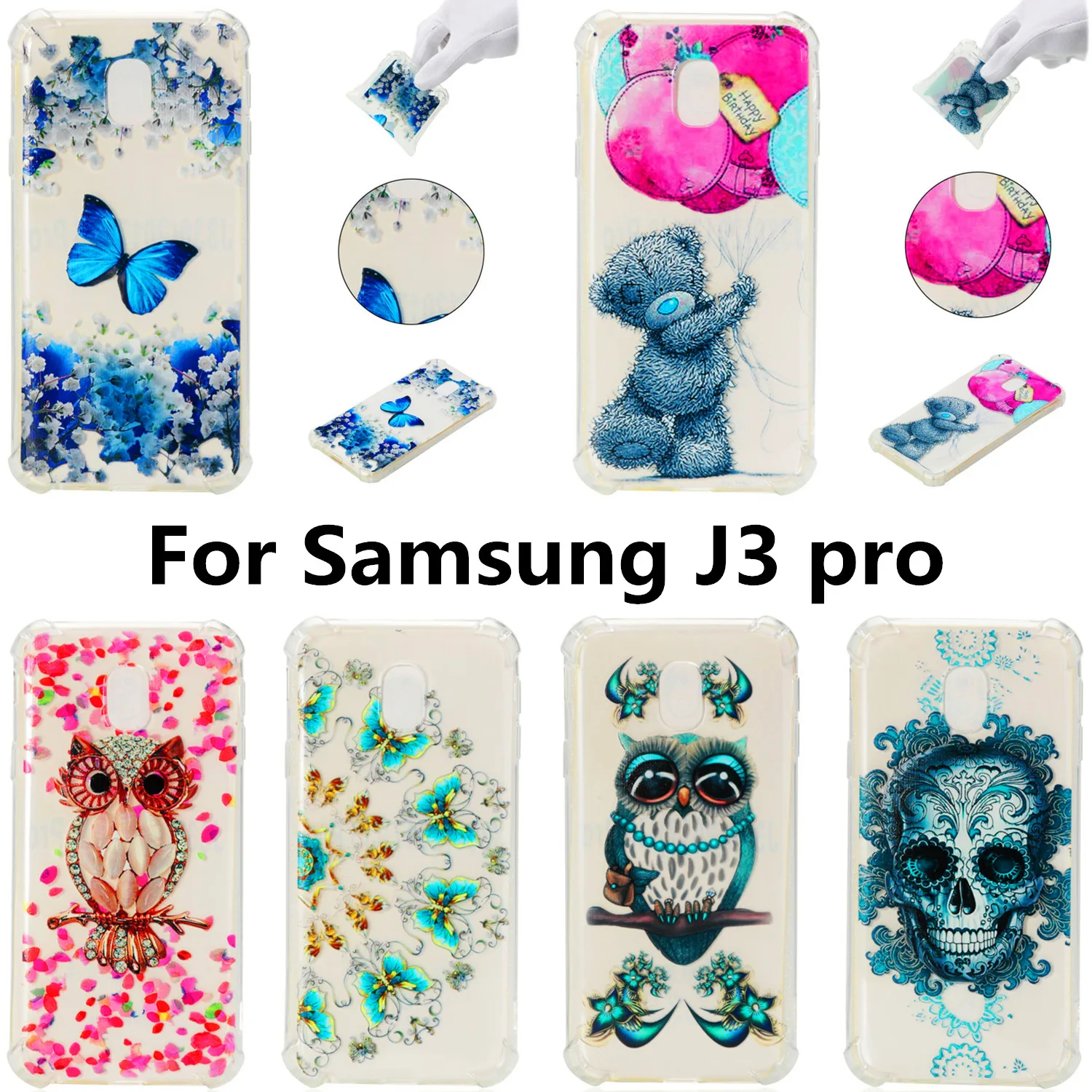 Арт Картины чехол для samsung J3 2017 Мягкий ТПУ Силиконовые чехлы телефона на Galaxy J330 PRO