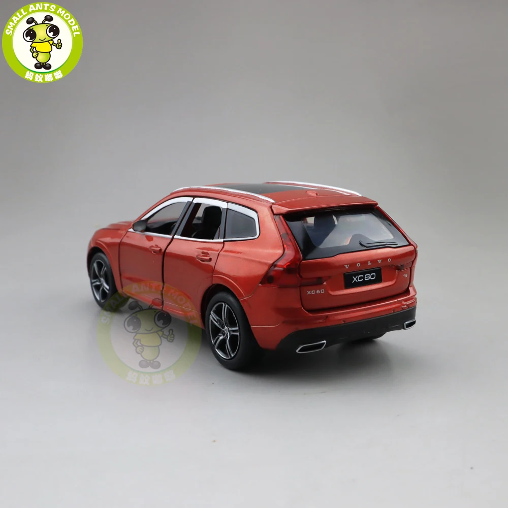1/32 JACKIEKIM все новые Volvo XC60 литая модель автомобиля игрушка джип для детей Подарки для мальчиков девочек звуковое освещение Вытяните назад