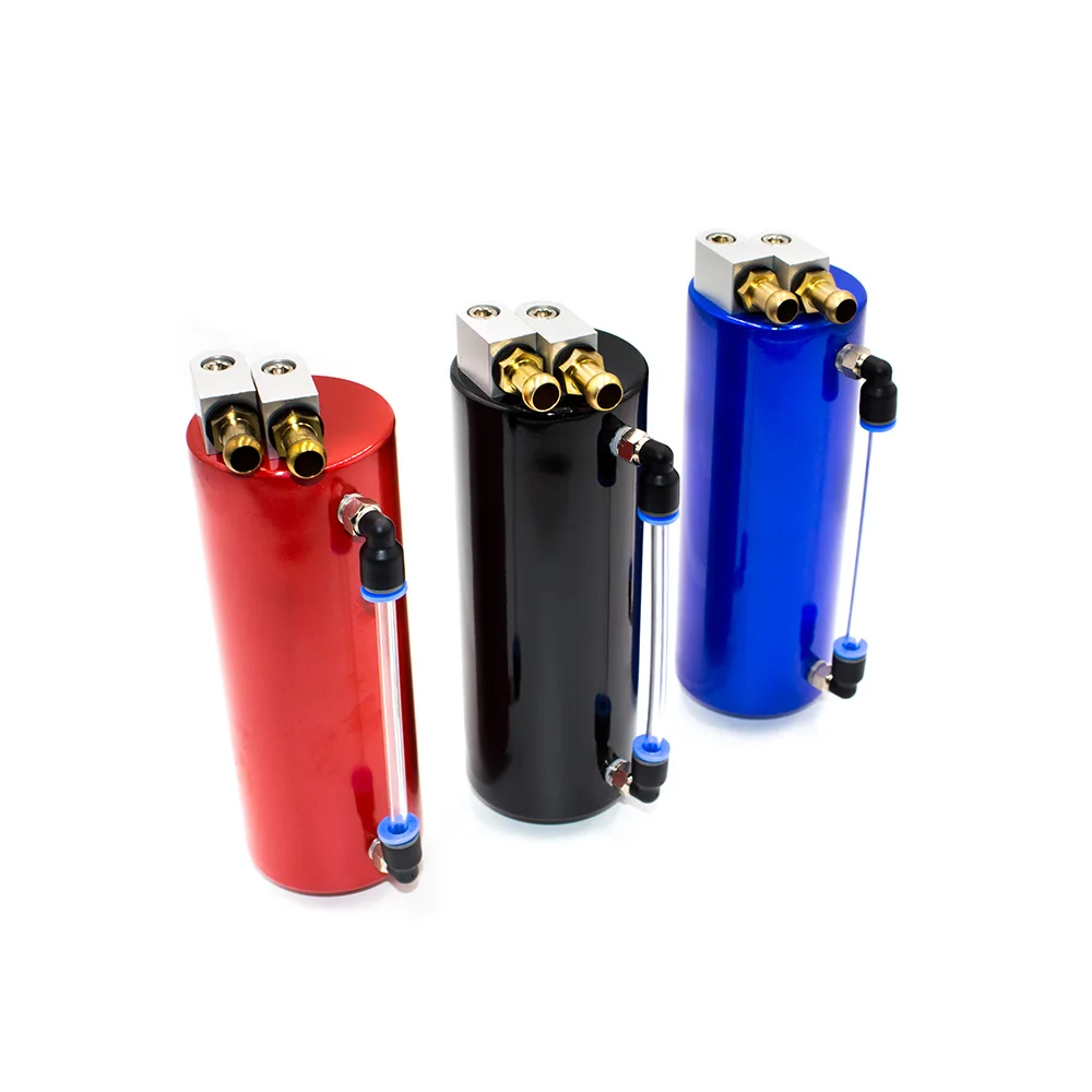 Универсальный алюминиевый гоночный резервуар для масла объемом 300 мл Круглый