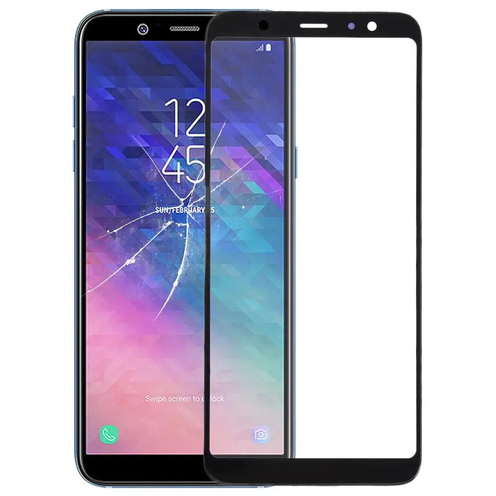Сенсорный экран для samsung Galaxy A6+()/A605 сенсорный экран дигитайзер панель Датчик Переднее стекло Внешний объектив