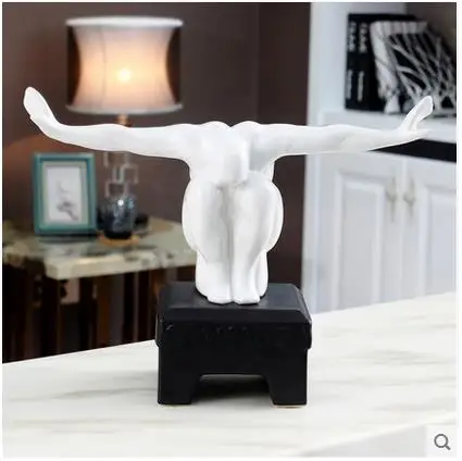 Керамика спортивные Творческий Fly люди home decor ремесел украшения комнаты