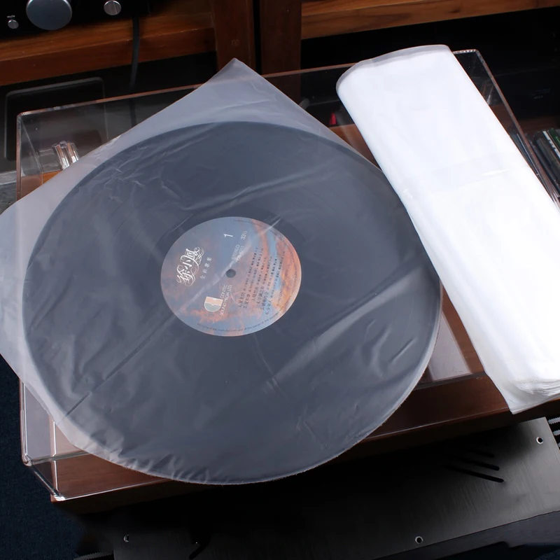 50 шт. Внутренняя/наружная сумка для хранения с защитой от Lp 12 '' 32*32 см виниловые