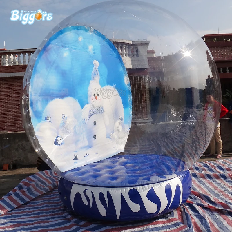 

Outdoor Advertising Christmas Inflatable Snow Globe For Sale
