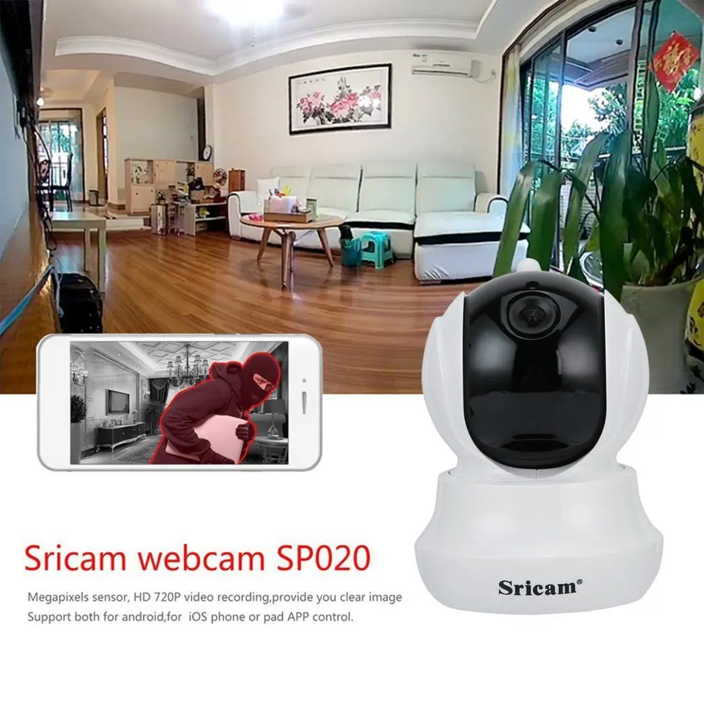 Sricam SP020 HD 1080P WiFi IP комнатная камера безопасности IR-CUT Suvillance Беспроводная камера для домашнего наблюдения CCTV радионяня