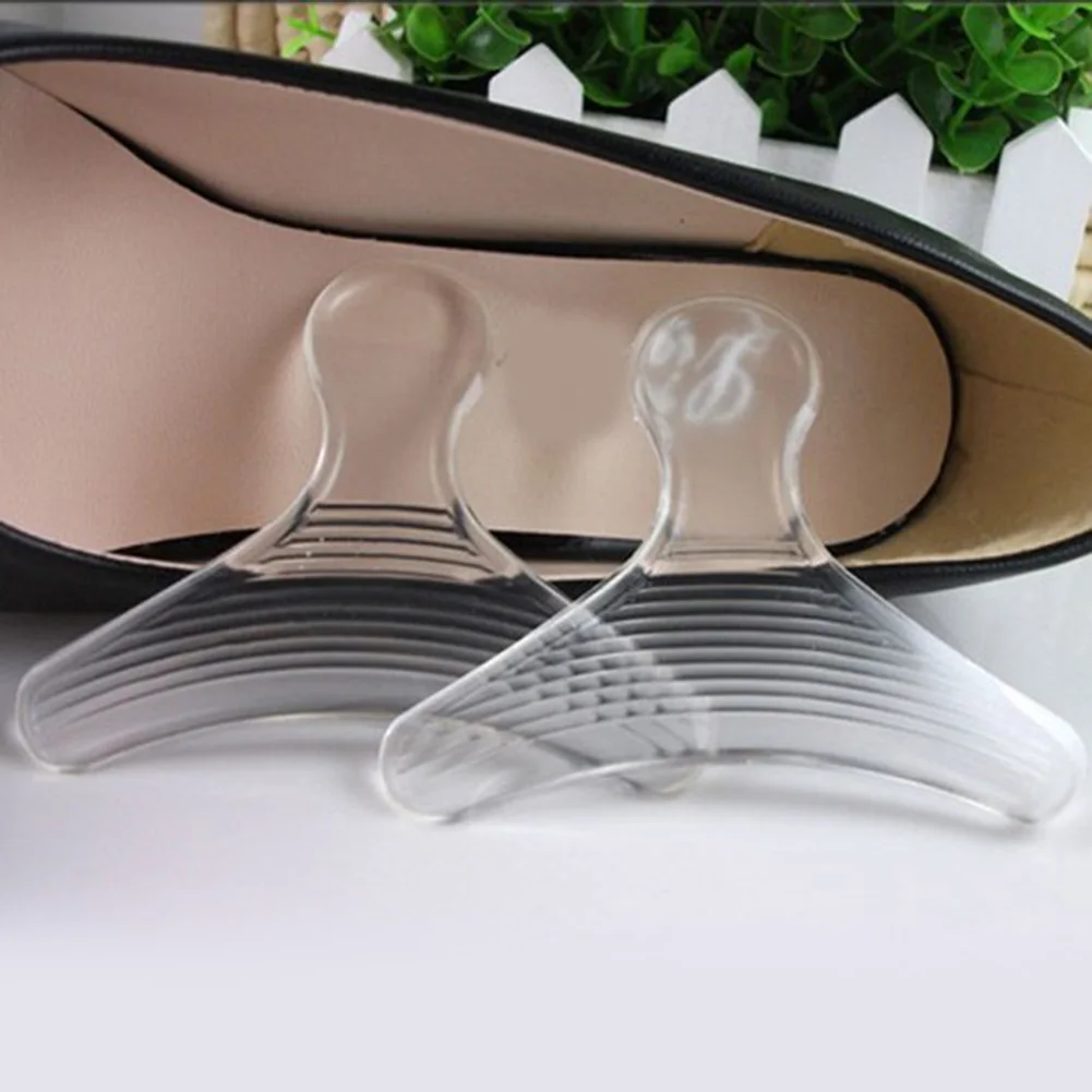 Silicone T-shaped heel sticker Rearfoot invisible transparent slip-resistant foot shoes stickers high shoe pad insoles | Обувь