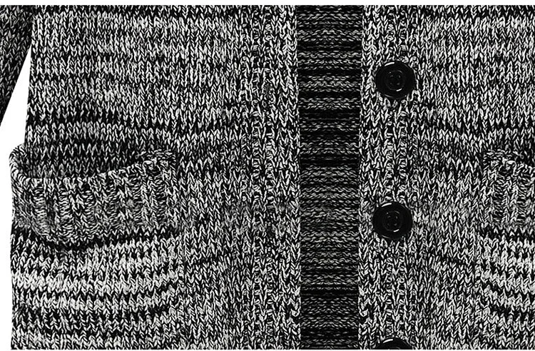 2018 Women Fashion Thick Single Breasted Big Pockets Knit Sweater Retro Long Sleeve Autumn Winter Cardigan Coat |