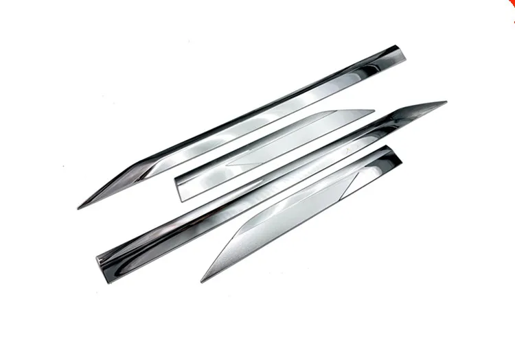 Для Toyota RAV4 2019 2020 ABS Chrome Боковая дверь линии Garnish средства ухода за кожей отделка