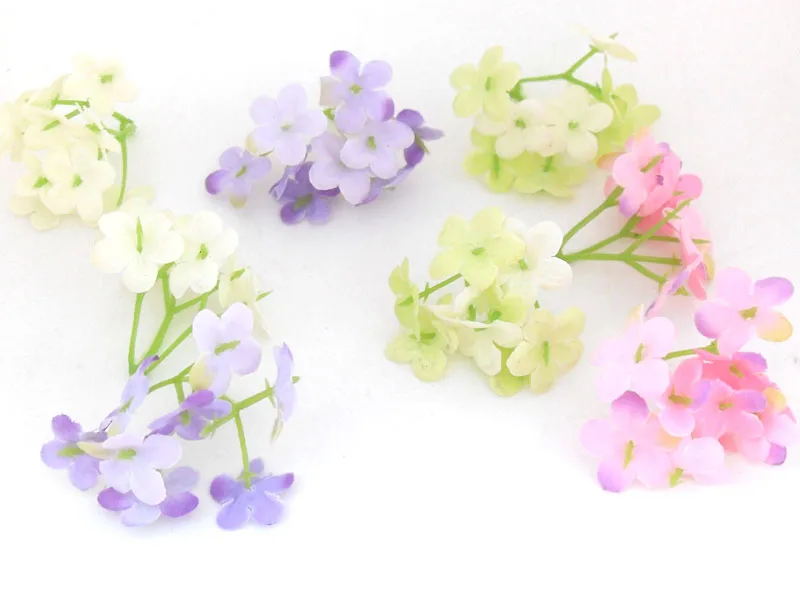 5 штук в партии искусственный цветок фея шелковые головки цветов Свадебный венок