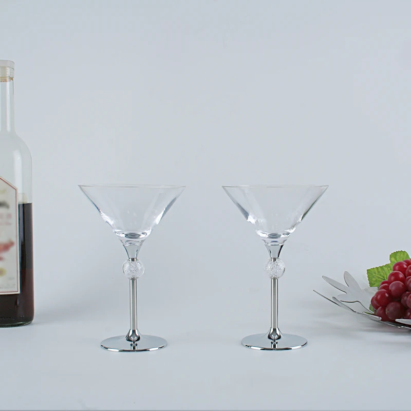 

Cocktail Bar Set 2PCS/Set Box Bar Drink Glass Cocktail Party Mug Clear Glass Wedding Crystal Martini Glasses Glassware