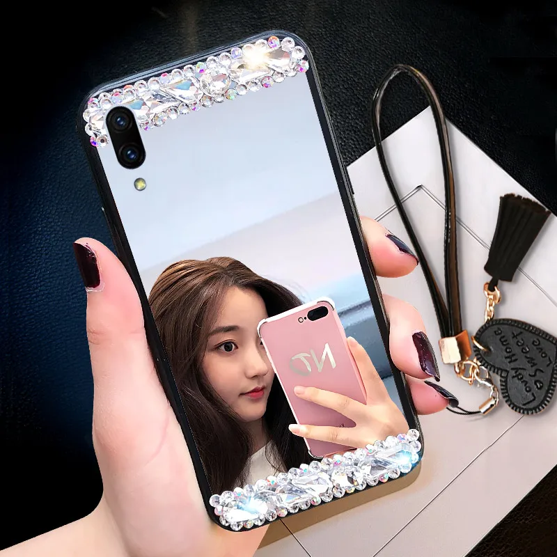 Шикарный зеркальный чехол для Huawei P20 Lite P30 Pro Mate 20 10 P Smart Plus Y9 2019 Honor Y6 Prime 2018 |