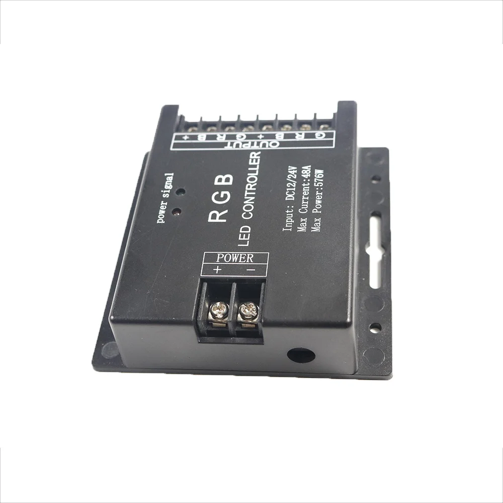 Беспроводной ИК-контроллер для светодиодных лент DC12-24V 48 а 576 Вт 3528 5050 5730 | Лампы и
