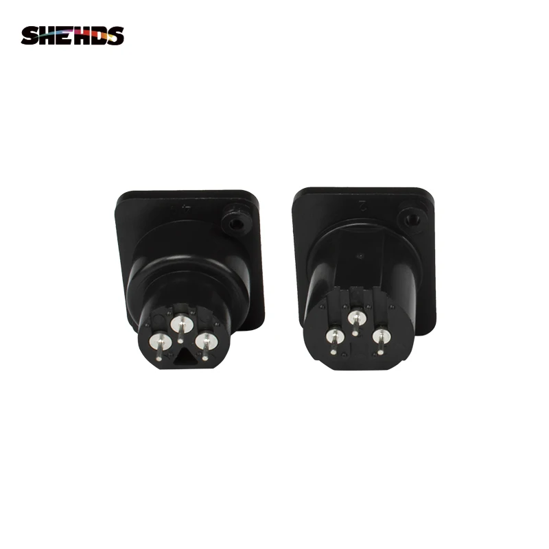 SHEHDS 2 шт./лот железная/пластиковая штепсельная вилка DMX512 3 контактный разъем XLR для