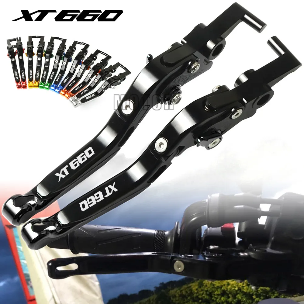Для Yamaha XT600 XT600E XT600Z/XT600ZE TENERE мотоцикла с ЧПУ Регулируемые Складные Выдвижные