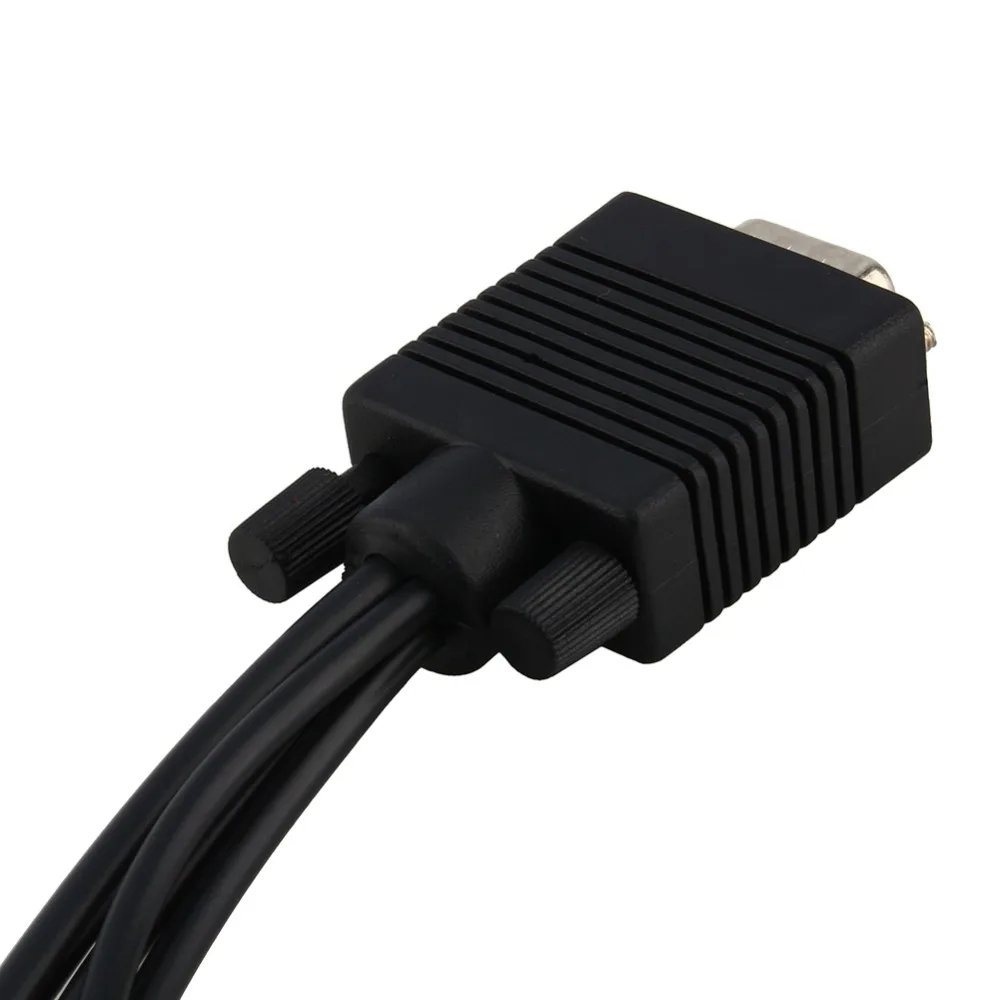 Конвертер VGA в S Video 3 RCA Female композитный адаптер AV TV Out Кабель для ПК ноутбука
