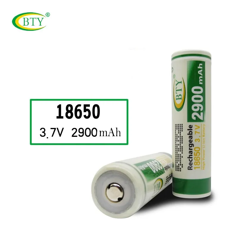 Аккумулятор BTY 100% Оригинальный 3 7 в INR 18650 29E 2900 мАч перезаряжаемые батареи 2 шт. с