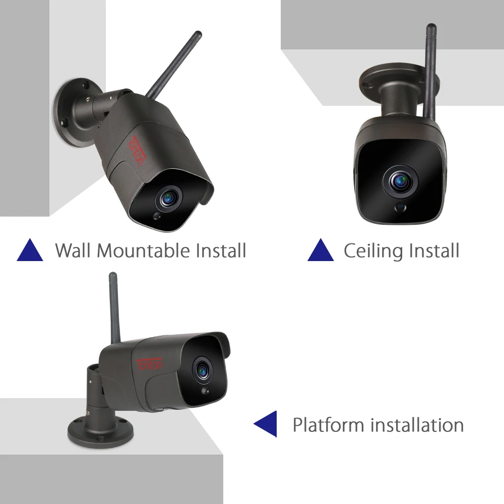 Tonton wifi уличная IP камера 1080P 720P Водонепроницаемая 2.0MP беспроводная безопасности