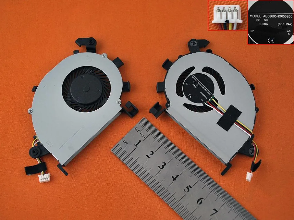 

New Laptop Cooling Fan For Acer Chromebook C720 C720P C270 C910 Original PN AB06605HX050B00 CPU Cooler Radiator