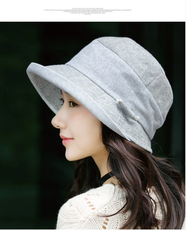 Новая женская модная шапка для взрослых теплая осенне-зимняя шапка для отдыха для взрослых Рыбацкая шляпа Универсальная женская зимняя шапка Складная B-7759