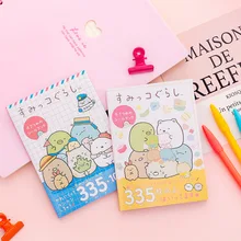 Новый 335 шт./упак. Kawaii Sumikko Gurashi книжная полка декоративные
