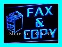 i064 open fax and copy stationery nr led neon light light signs onoff switch 20 colors 5 sizes