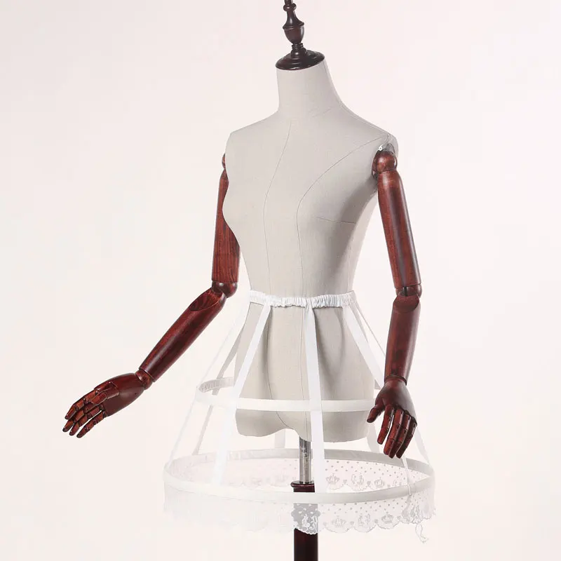 

Full Circle Steel Boned Short Crinoline Birdcage Petticoat Sweet Hoop Skirt by Classical Puppets